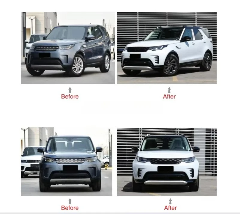 For Discovery  5 2017-2019 Upgrade to 2020 Model Old to New Front Bumper Completely Body Kit